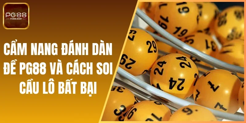Cẩm Nang Đánh Dàn Đề PG88 Và Cách Soi Cầu Lô Bất Bại